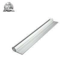 ZJD-KS106 single rail silver anodized aluminium rail keder profile